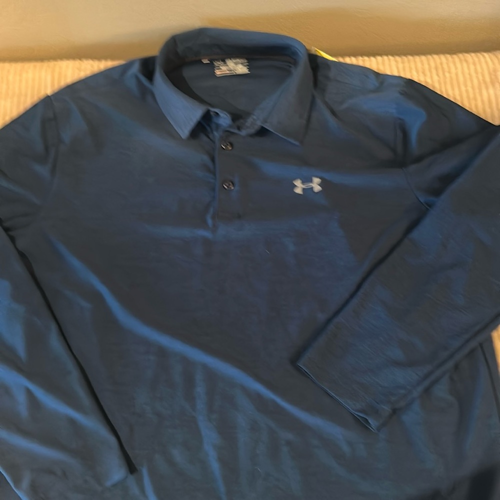 Long sleeve under armour polo xxl